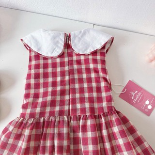 [8-26kg] Váy Hè Bé Gái Dáng Bí Chất Thô Cotton Tai Thỏ Cho Bé Mặc Đi Học, Đi Chơi,....