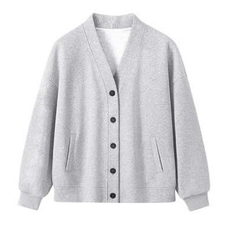 Áo Khoác CARDIGAN Phối Cúc, Áo Nỉ Hoodie chất nỉ bông Hàn, dáng from rộng, nam nữ đều mặc được k1