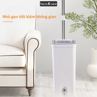 Cây Lau Nhà Tự Vắt Thông Minh D5, Thùng Nhựa ABS Chống Vỡ, Cán Inox Dày, Bông Lau Microfiber Cao Cấp