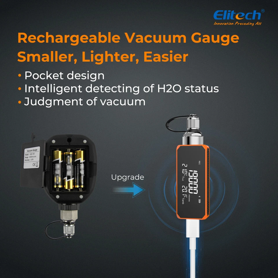 ĐỒNG HỒ ĐO CHÂN KHÔNG KỸ THUẬT SỐ KHÔNG DÂY ELITECH VGW-MINI