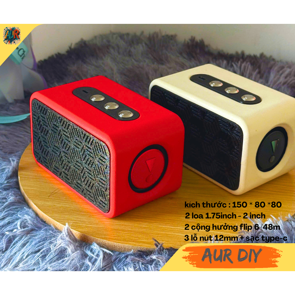 Box loa in3D cho 2 loa và 2 cộng hưởng bọc da cực sang trọng | Shopee ...