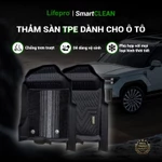[MUA1TẶNG1] Thảm sàn TPE cao cấp HYUNDAI TUCSON 22-26 Lifepro SmartCLEAN - Sạch, siêu bền, BH 3 NĂM | Phụ kiện ô tô ADG — ảnh 3