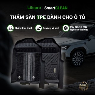 [MUA1TẶNG1] Thảm sàn TPE cao cấp VINFAST VF8 Lifepro SmartCLEAN - Dễ vệ sinh, độ bền cao, BH 3 NĂM | Phụ kiện ô tô ADG