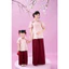 Set cách tân lụa Thanh Mai, chất liệu lụa dập nổi phối tay bồng BST Phong Hoa 2026 BY L'AMME