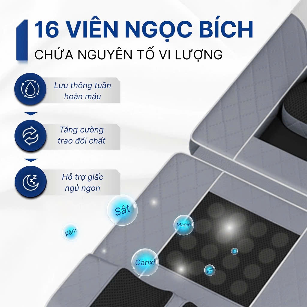 Đệm Massage Toàn Thân Z120 Giảm Đau Lưng, Thư Giãn Cho Người Già, Văn Phòng, Ghế Nệm Mát Xa Hồng Ngoại Bi Xoay Gập Gọn