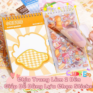 Sổ Sticker Dán Hình Cảnh Quan 3D – Trang Trí Nhà Bếp, Quán Ăn, Nhà Hàng, Đồ Chơi DIY Sáng Tạo, Màu Sắc Sinh Động Cho Bé
