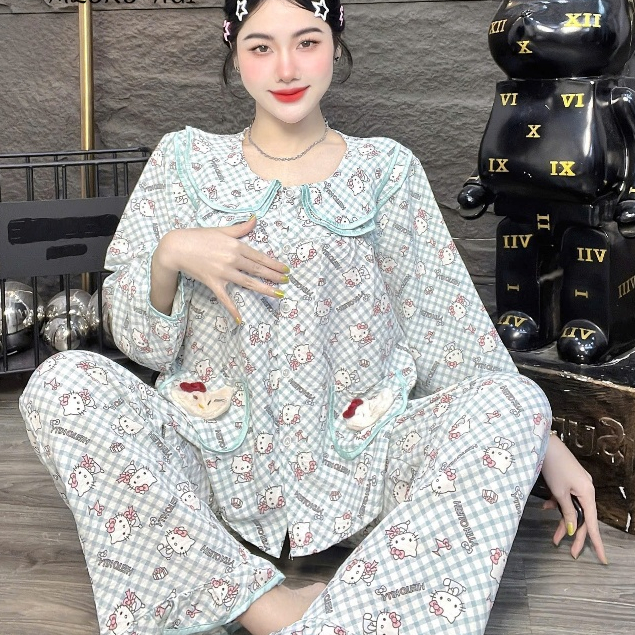 Đồ bộ nữ đồ mặc nhà, đồ ngủ nữ dễ thương, đồ xinh đũi tiểu thư cao cấp nhiều họa tiết hottrend [350]