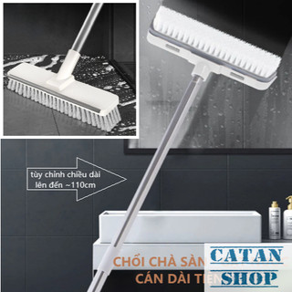 Chổi Chà Sàn Đa Năng Kèm Đầu Gạt Nước Tiện Lợi 2in1 Kéo Dài 1m1 Chà Sạch Các Ngóc Ngách-GD977-ChoiTrang