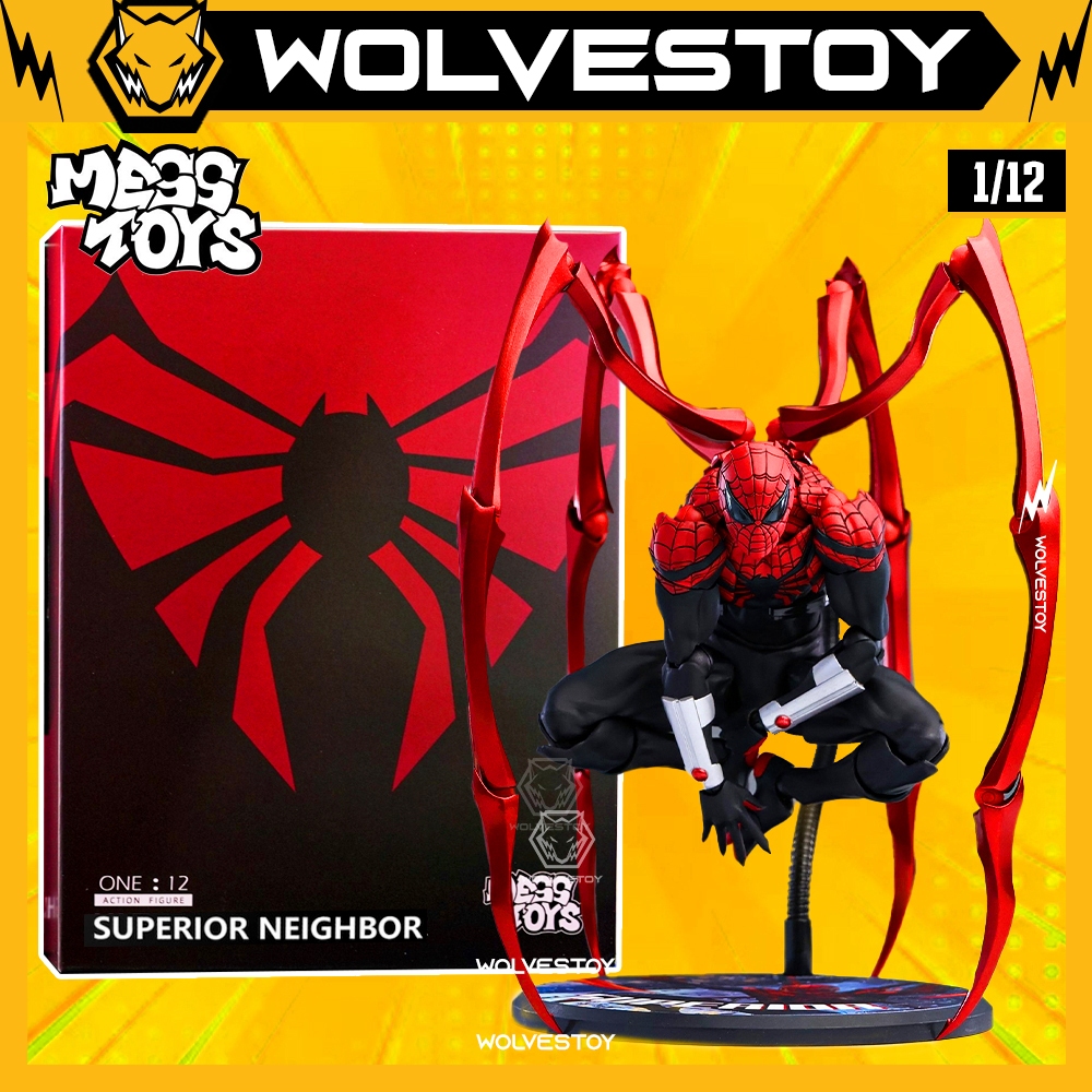 MESS TOYS】スーペリア スパイダーマン 1/12アクションフィギュア Mô