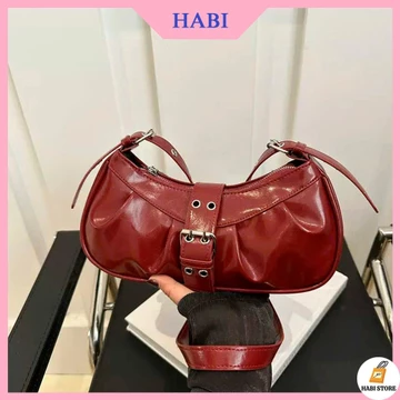 Women's Vintage PU Leather Underarm Bag · M620