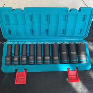 ĐỒ NGHỀ TOTAL Bộ 10 đầu tuýp Deep Impact DR 1/2 inch THKISD12102L