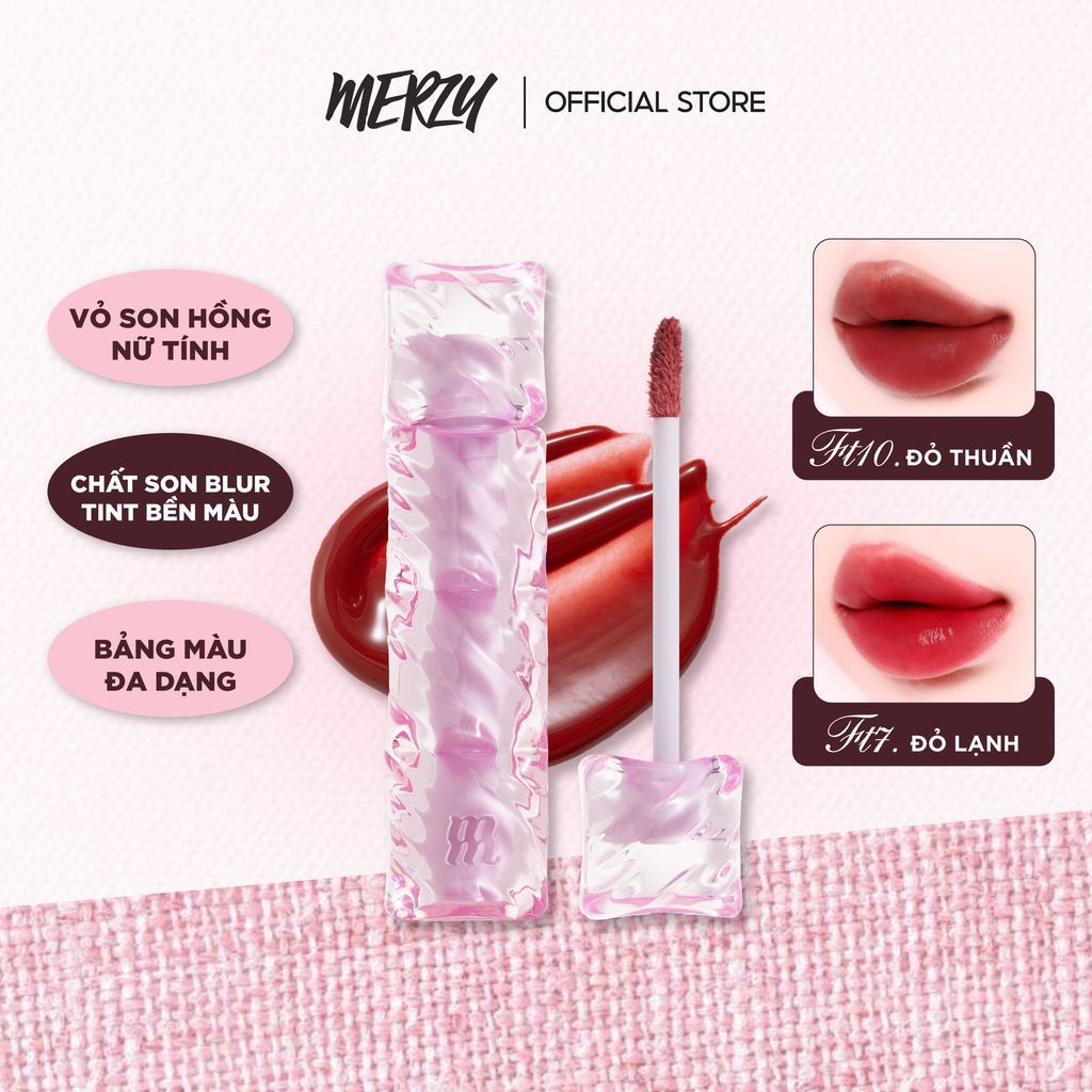 [Livestream] Son Kem Lì Mịn Như Bơ Merzy Puffer Mellow Tint 3.7g ...