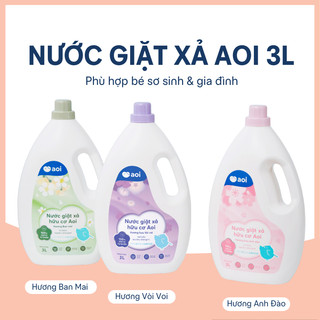 Nước giặt xả trẻ em Aoi 3L
