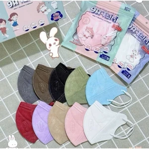 Thùng 100c Khẩu Trang 9A Taki Cho Bé - Size từ 1-12 Tuổi ,4 lớp chống nắng, chống tia UV, che phủ toàn mặt cho bé