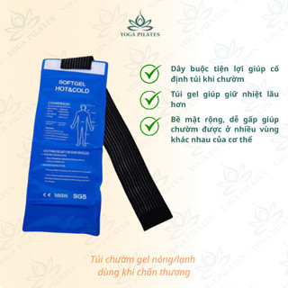 Combo 3 Túi Gel Chườm Nóng Lạnh 950G  Tặng Ngay 1 Túi Gel 500g, Hỗ Trợ Phục Hồi Sau Tập Luyện, Chấn Thương, Kèm Dây Đeo