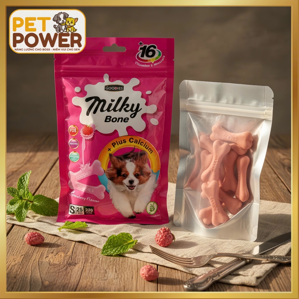 [Chiết 10 Cây] - Milky Bone Xương Gặm Bổ Sung Canxi Cho Chó
