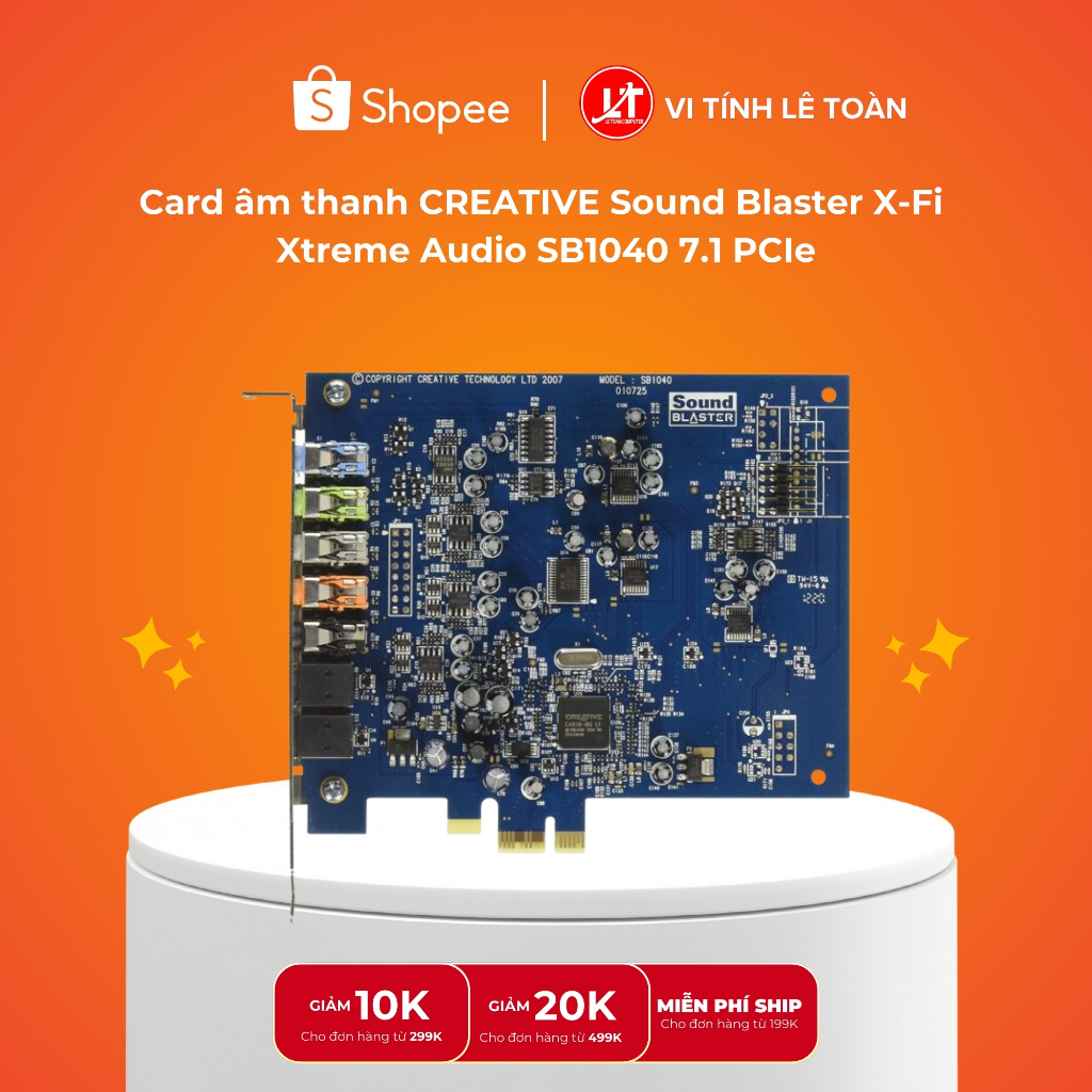 Card âm thanh Creative Sound Blaster X-Fi Xtreme Audio SB1040 7.1