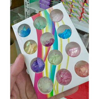 Xà cừ vân gỗ nail - hộp 12 hũ
