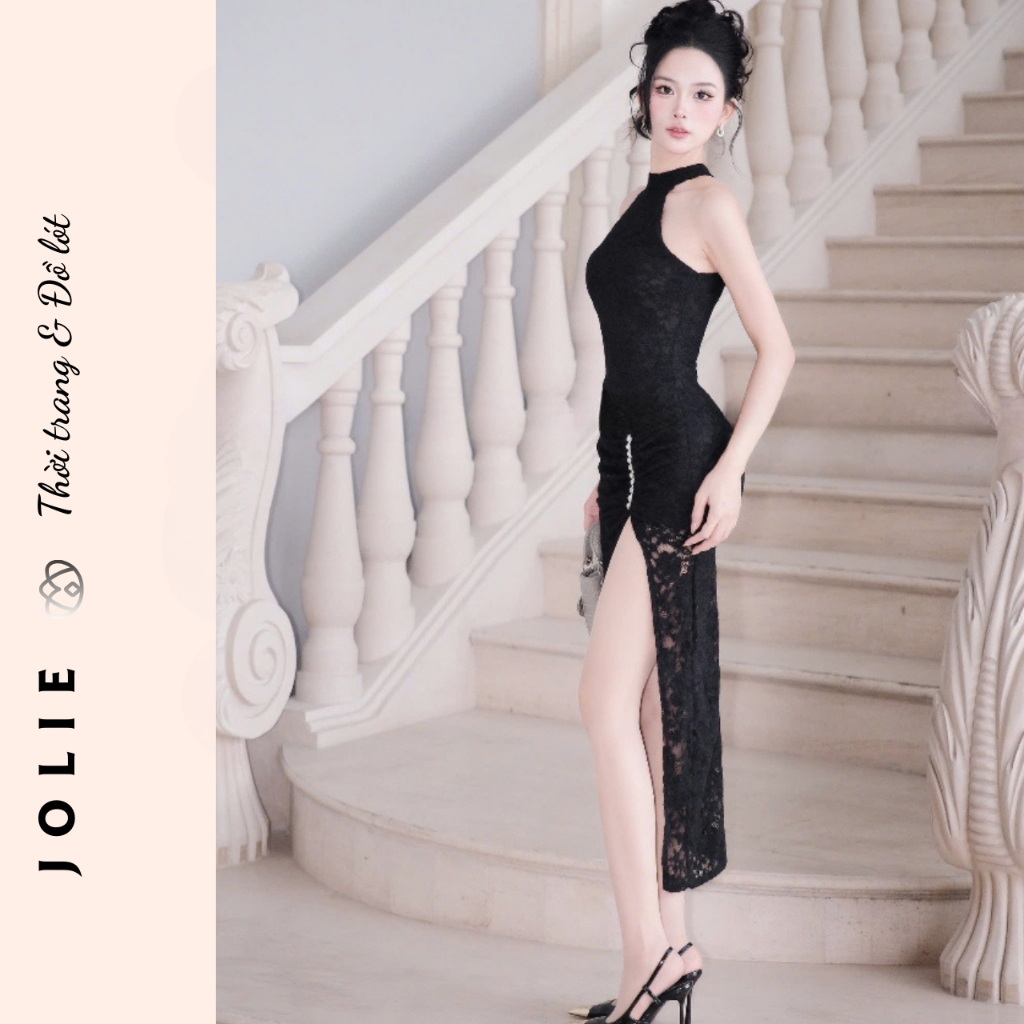 Đầm Maxi JOLIE Nàng Thơ - Váy Công Chúa Phối Voan Lưới Bồng Bềnh Dự Tiệc, Chụp Ảnh, Đi Biển Sang Trọng
