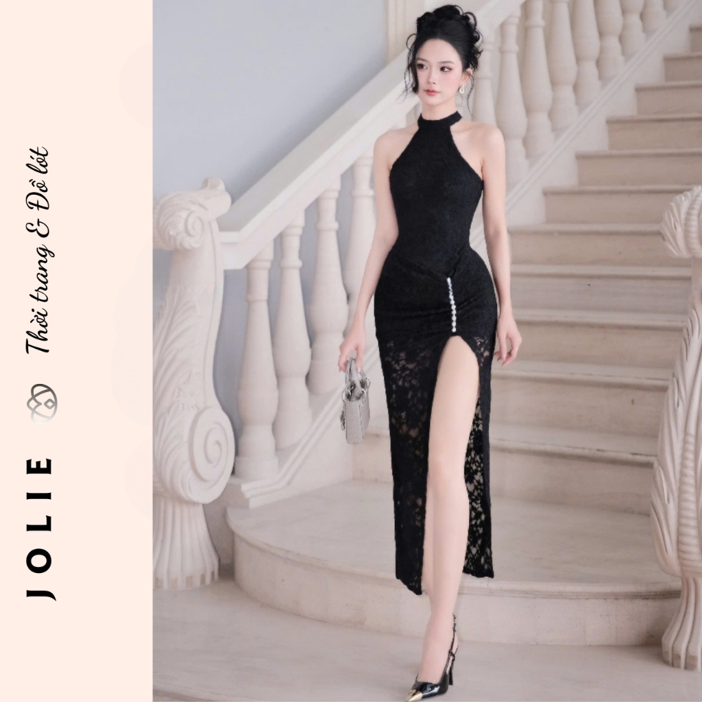 Đầm Maxi JOLIE Nàng Thơ - Váy Công Chúa Phối Voan Lưới Bồng Bềnh Dự Tiệc, Chụp Ảnh, Đi Biển Sang Trọng