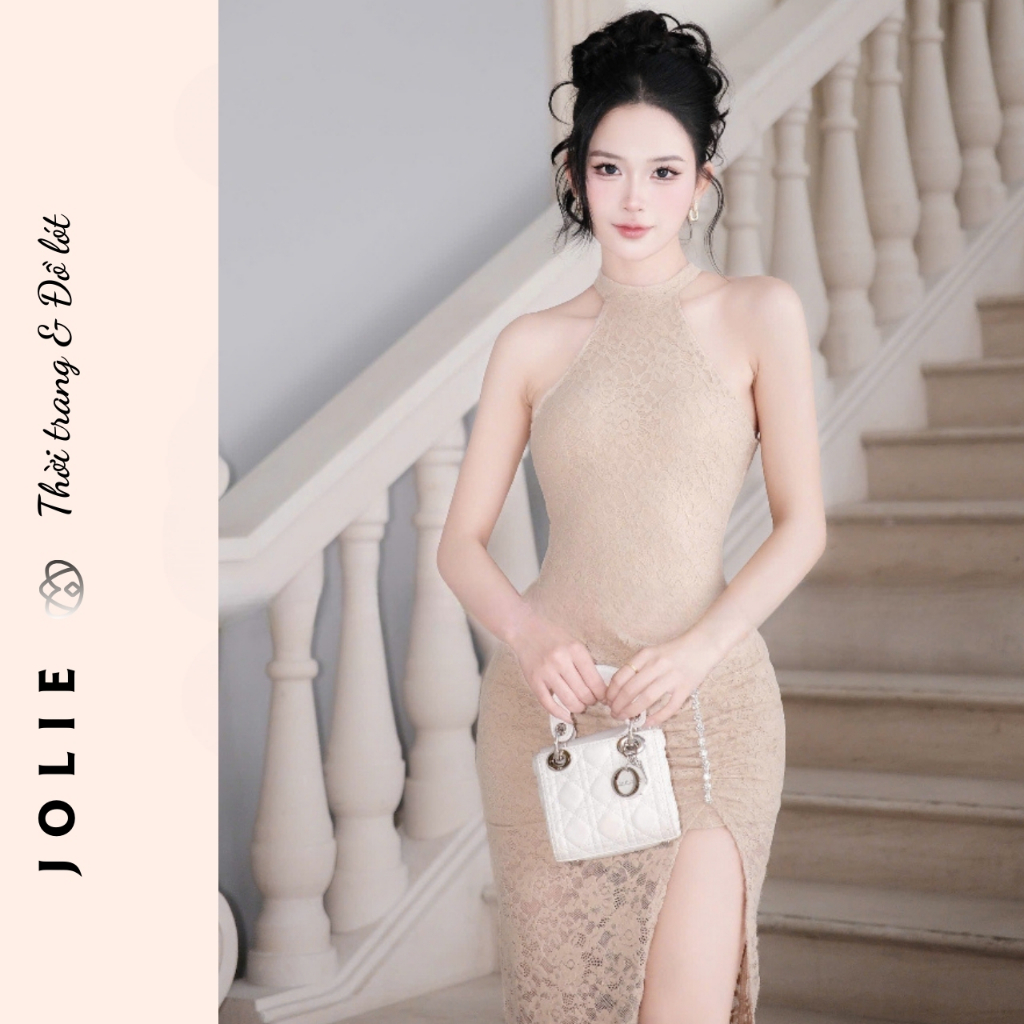 Đầm Maxi JOLIE Nàng Thơ - Váy Công Chúa Phối Voan Lưới Bồng Bềnh Dự Tiệc, Chụp Ảnh, Đi Biển Sang Trọng