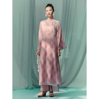 [New1] Áo Dài Linh Lan, Chất Vải Lụa Nhũ - Lụa Gân Thoải Mái, WAD002 SOME HOW STORE