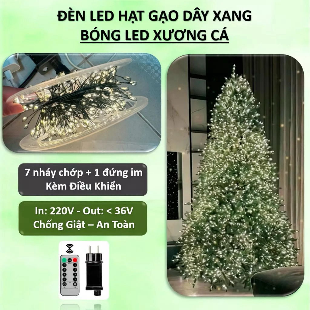 Led Rễ Cây 30m, Kẽm Xù Kẽm Gai Rối 30m Trang Trí noel tết | Shopee Việt Nam