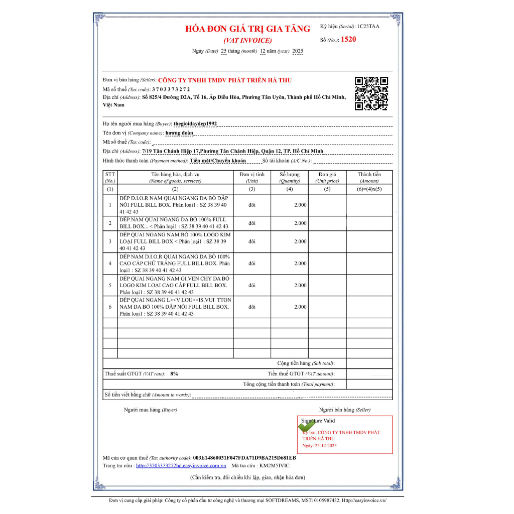 DÉP NAM Chữ H QUAI NGANG DA BÒ 100% FULL BOX - ảnh 8