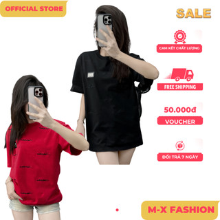 ÁO thun nam cổ tròn họa tiết thêu tay ngắn phong cách trẻ trung chuẩn from