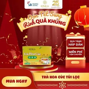 KINKA - Trà Hoa Cúc túi lọc - Hộp 50g (2g x 25 túi) - An thần, ngủ ngon