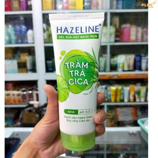 Gel Rửa Mặt Hazeline Tràm Trà Cica - Gel Rửa Mặt Ngừa Mụn