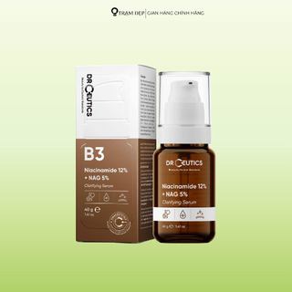 Serum DrCeutics Mờ Thâm Dưỡng Sáng Kiểm Soát Dầu Thừa Niacinamide 12% + NAG 5% Clarifying (40g)