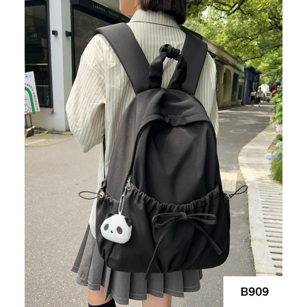 Balo nữ đi học thời trang Ulzzang basic style nữ sinh Hàn Quốc cho học sinh,sinh viên B909 gagastore