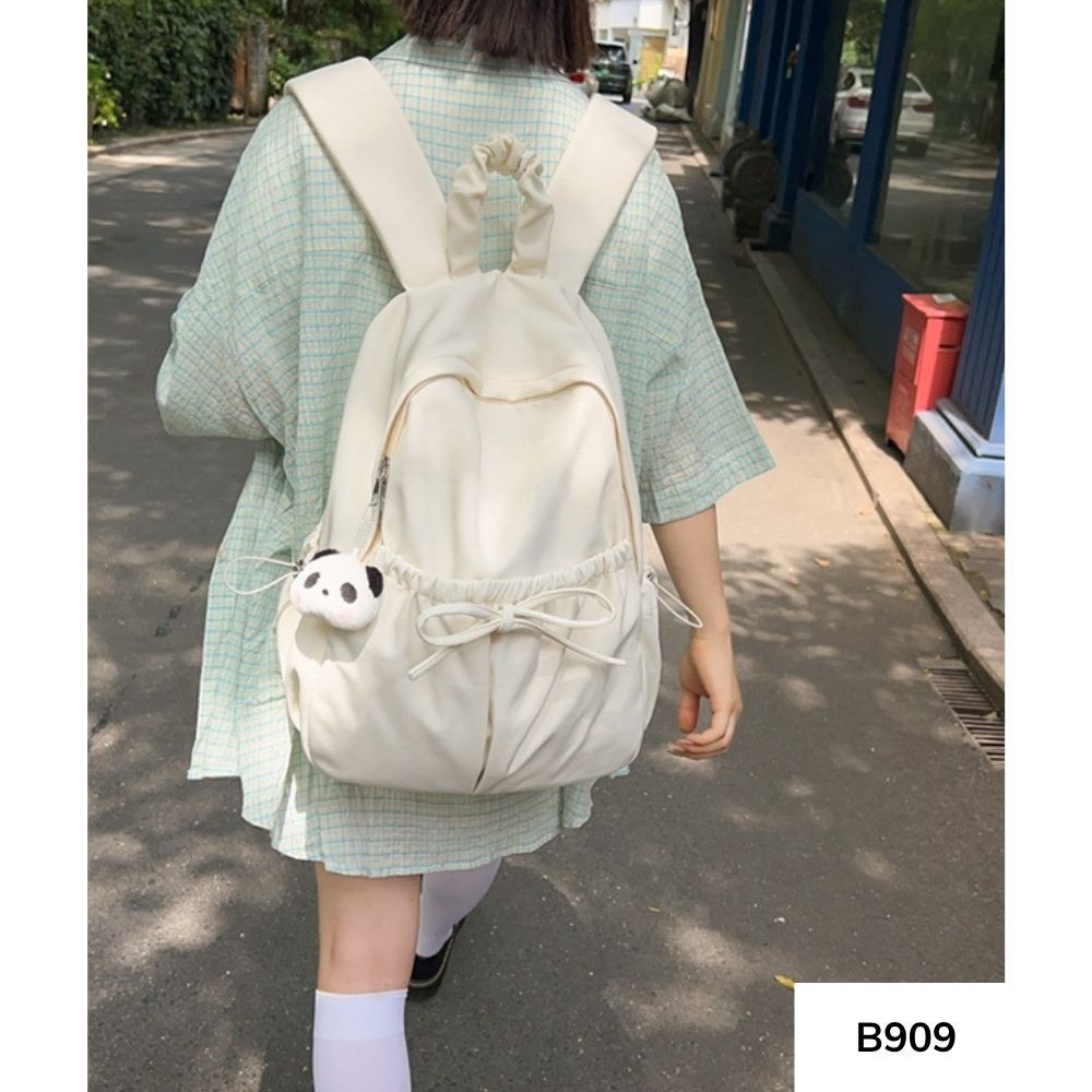 Balo nữ đi học thời trang Ulzzang basic style nữ sinh Hàn Quốc cho học sinh,sinh viên B909 gagastore
