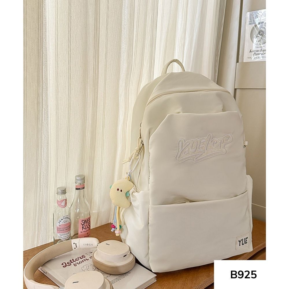 Balo đi học unisex thời trang ulzzang phong cách đơn giản cho học sinh , sinh viên  vừa laptop 15.6 inch B925 gagastore