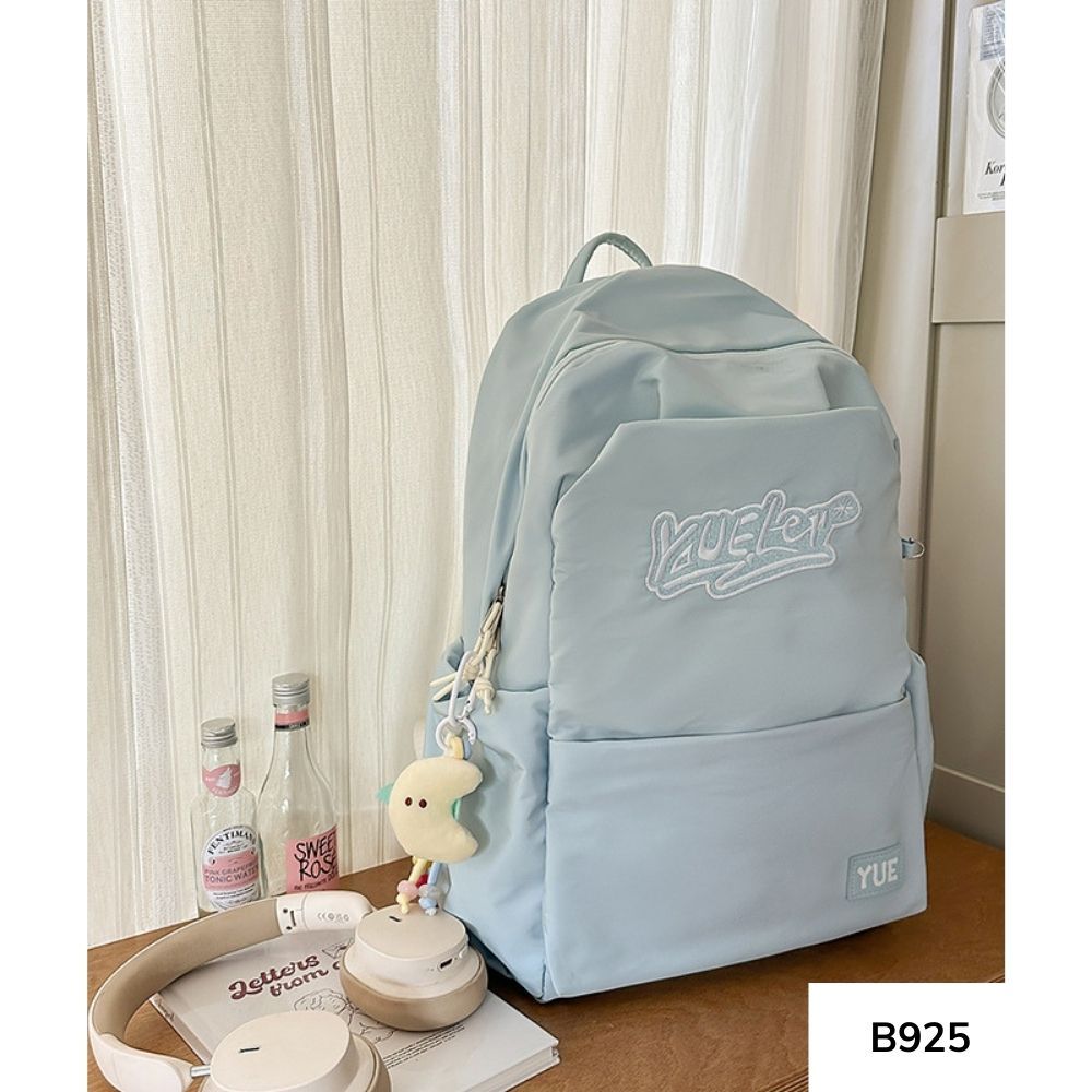 Balo đi học unisex thời trang ulzzang phong cách đơn giản cho học sinh , sinh viên  vừa laptop 15.6 inch B925 gagastore
