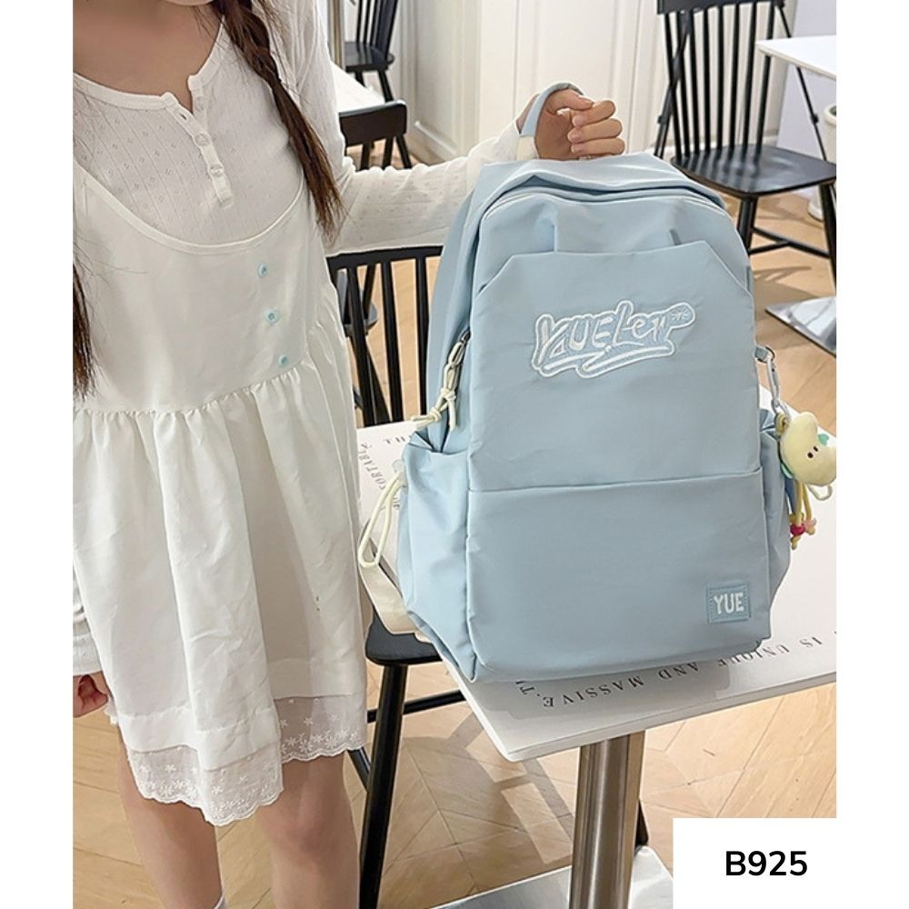 Balo đi học unisex thời trang ulzzang phong cách đơn giản cho học sinh , sinh viên  vừa laptop 15.6 inch B925 gagastore