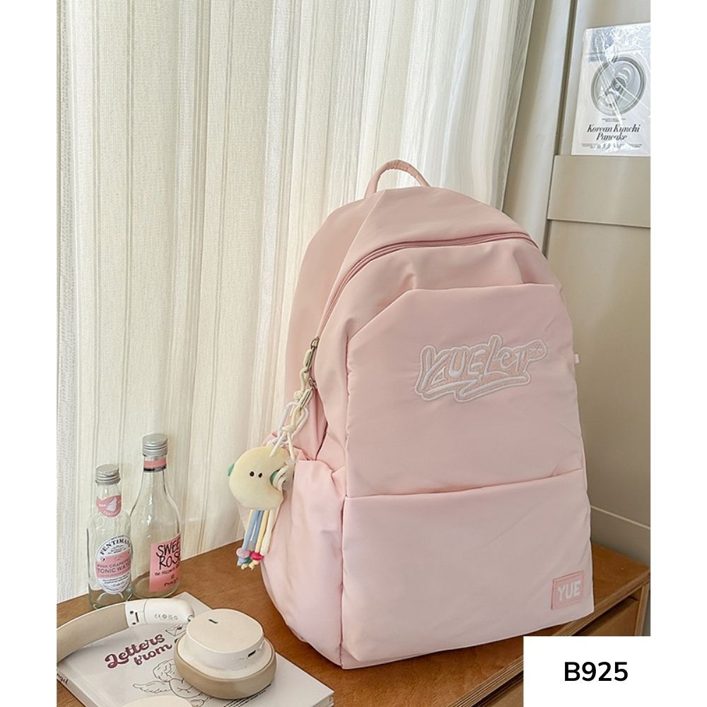 Balo đi học unisex thời trang ulzzang phong cách đơn giản cho học sinh , sinh viên  vừa laptop 15.6 inch B925 gagastore