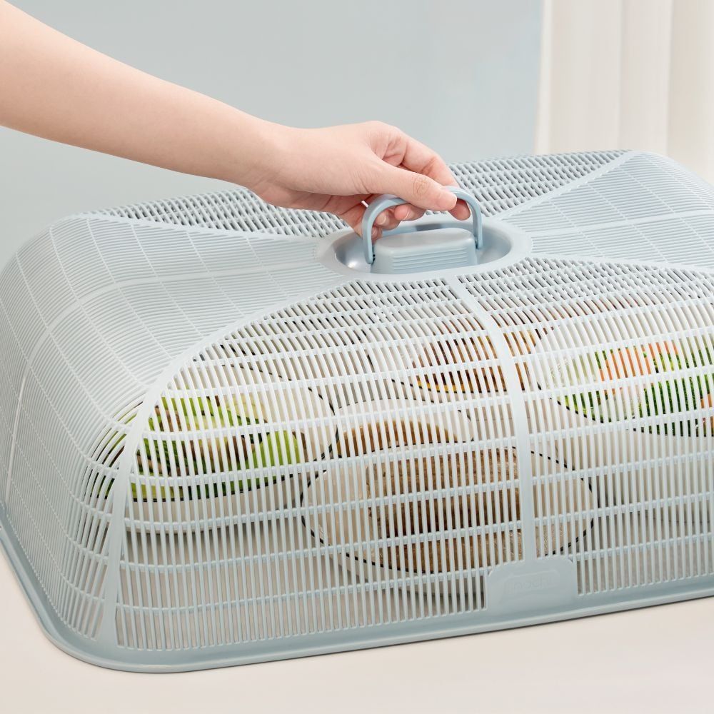 Lồng bàn giữ nhiệt thông minh chữ nhật Yoko inochi cao cấp, đa năng, không mùi, kháng khuẩn