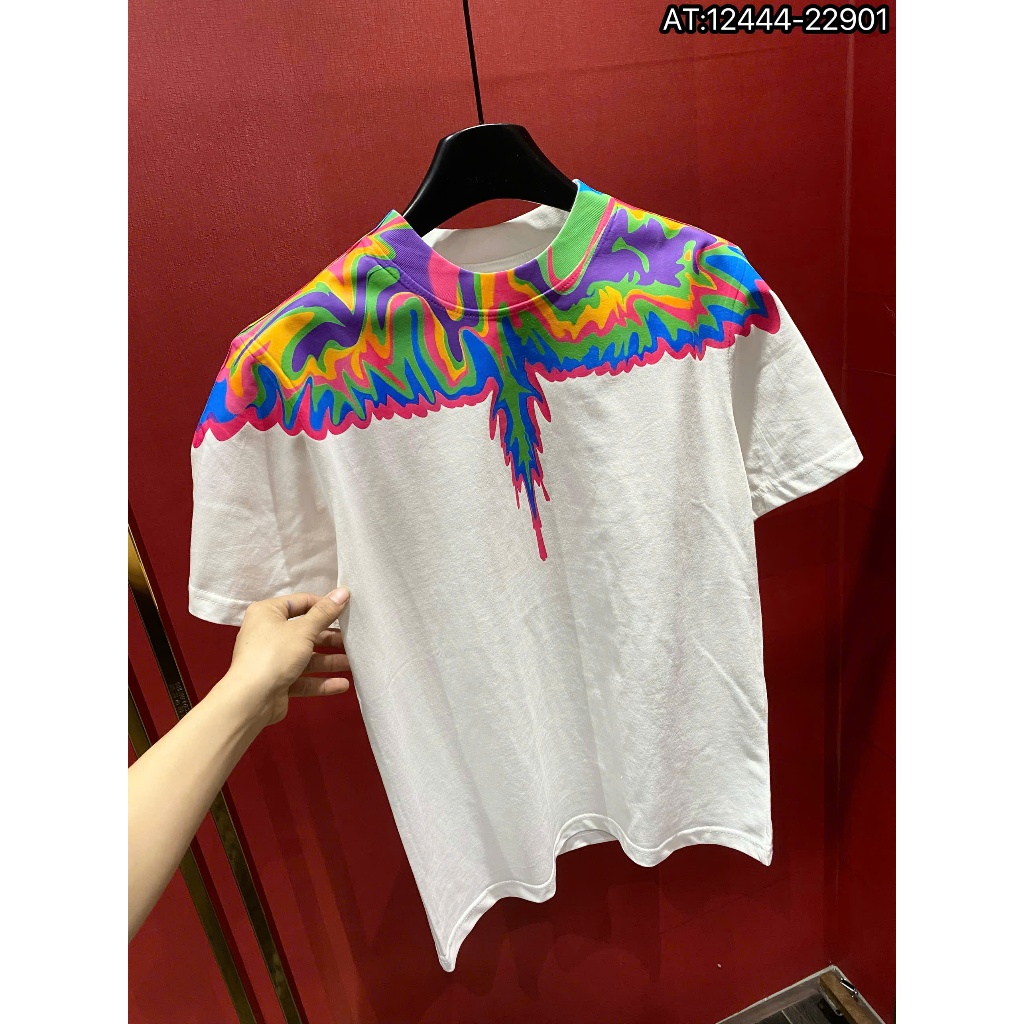 ÁO thun nam cổ tròn họa tiết thêu tay ngắn phong cách trẻ trung chuẩn from