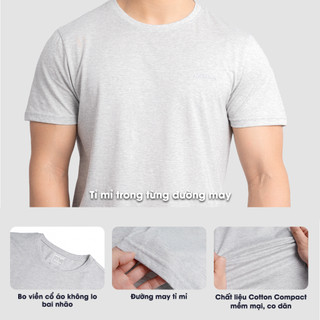 [SIZE & MÀU NGẪU NHIÊN] [Quà Tặng Không Bán] Áo thun Nam Mentoris, Chất Cotton/Thun lạnh, thấm hút mô hôi MTS03