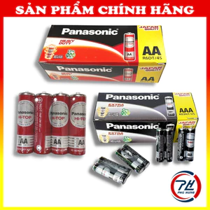 Pin tiểu Panasonic cỡ AA, AAA - Pin điều khiển, pin đồng hồ chính hãng, xuất xứ Indonesia