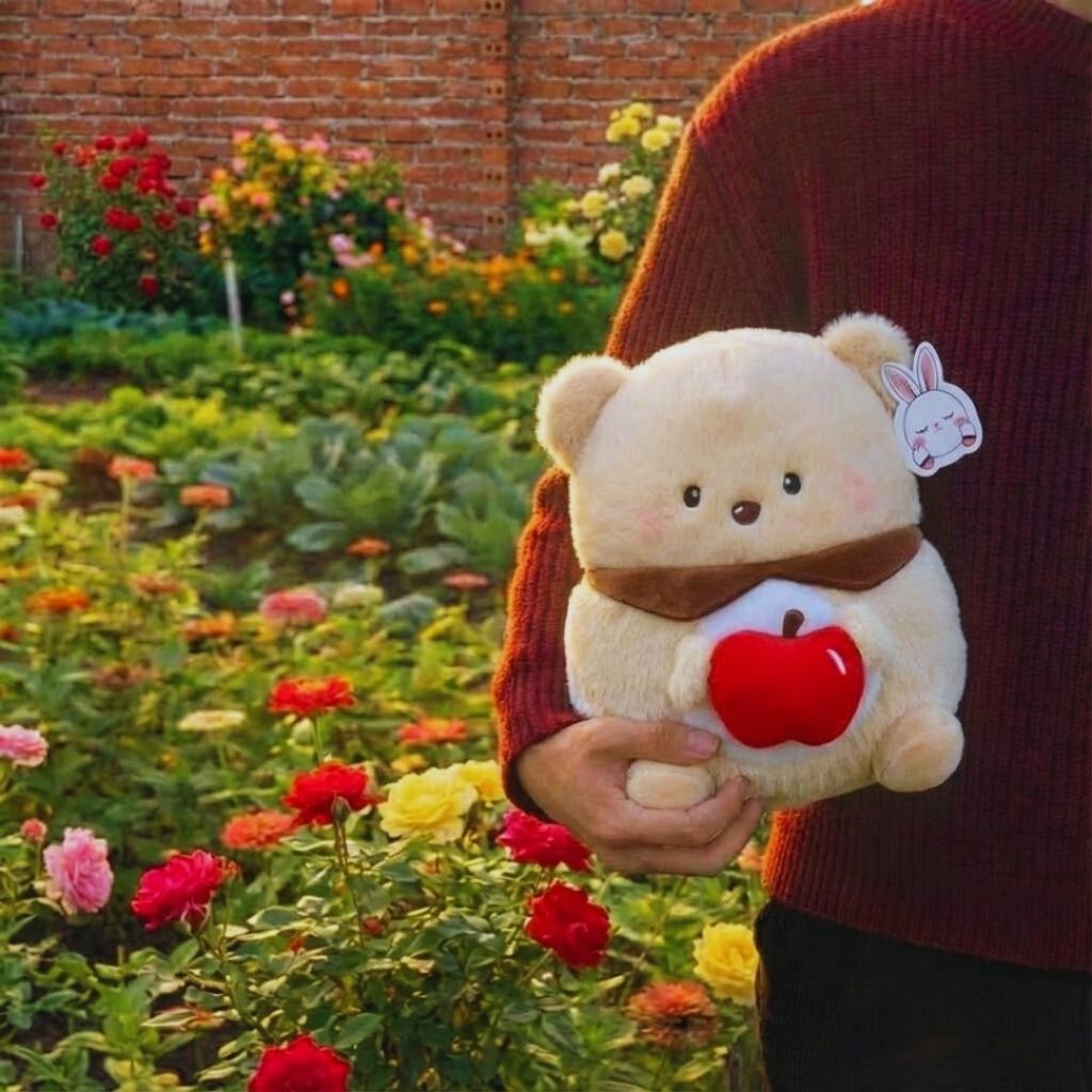 Gấu Bông Động Vật Béo Ôm Đồ Ăn Thỏ Heo Gấu Trúc Gà Chim Cánh Cụt Quà Tặng Sinh Nhật, Noel Cho Trẻ Em,Bạn Gái,Bé