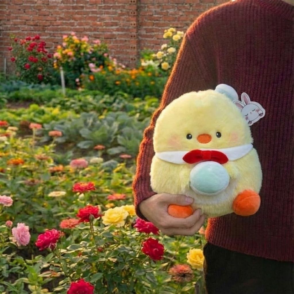 Gấu Bông Động Vật Béo Ôm Đồ Ăn Thỏ Heo Gấu Trúc Gà Chim Cánh Cụt Quà Tặng Sinh Nhật, Noel Cho Trẻ Em,Bạn Gái,Bé