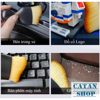 Chổi Quét Bụi Ô Tô Lông Mịn Kiểu Dáng Mini Nhỏ Gọn Tiện Lợi Vệ Sinh Các Ngóc Ngách Trong Xe