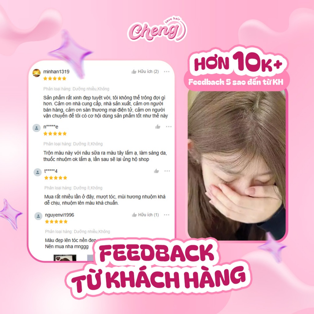 Thuốc Nhuộm Tóc Màu NÂU XÁM HẠT DẺ Không Tẩy | Chenglovehair, Chenglovehairs