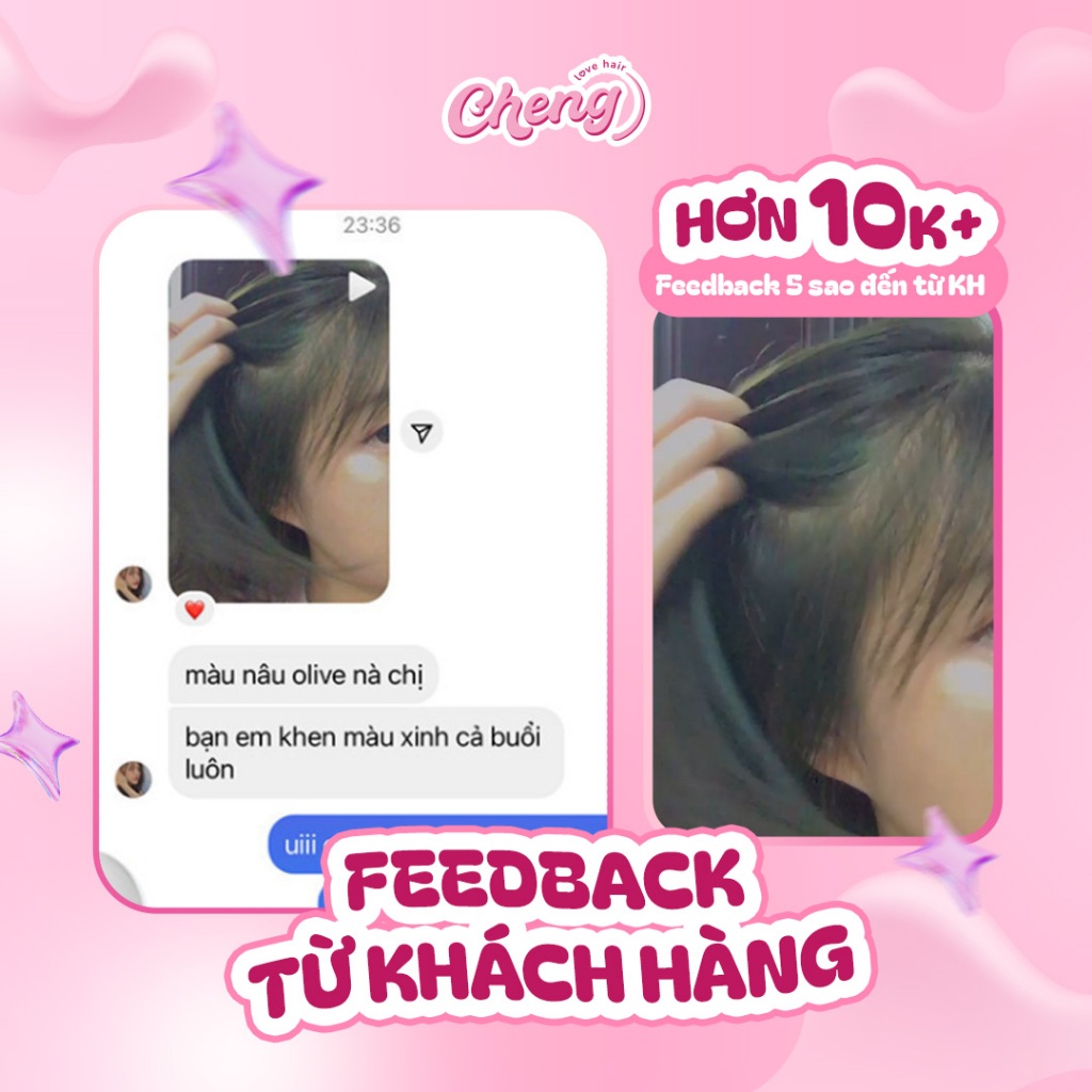 Thuốc Nhuộm Tóc Màu NÂU OLIU - NÂU OLIVE Không Tẩy | Chenglovehair, Chenglovehairs
