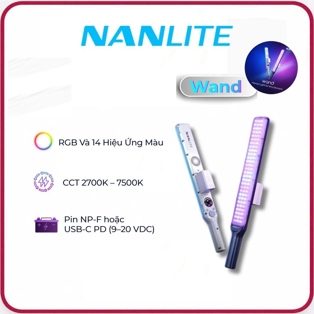 Đèn LED cầm tay NANLITE WAND
