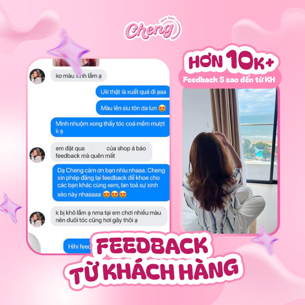 Thuốc Nhuộm Tóc Màu NÂU CAM GỖ Không Tẩy | Chenglovehair, Chenglovehairs