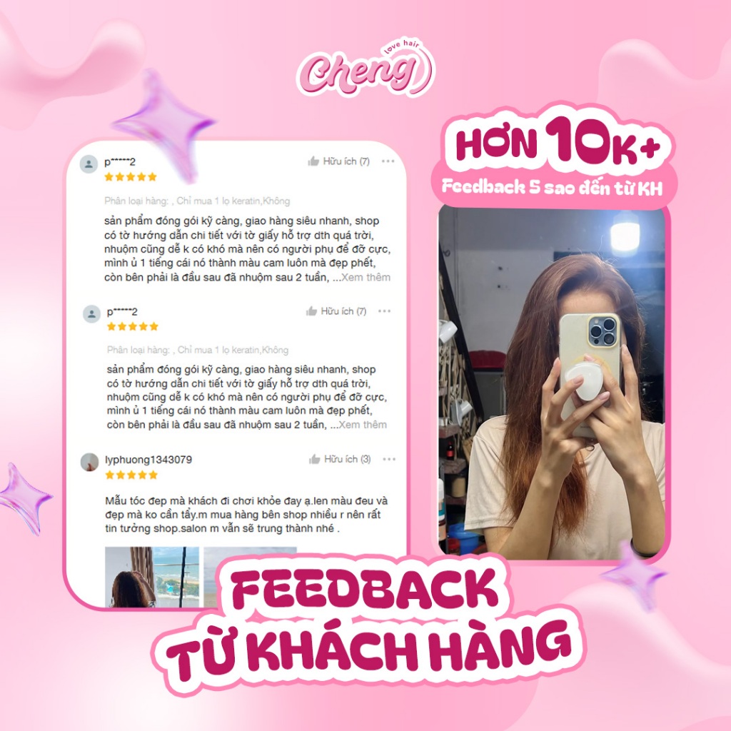Thuốc Nhuộm Tóc Màu NÂU CAM GỖ Không Tẩy | Chenglovehair, Chenglovehairs